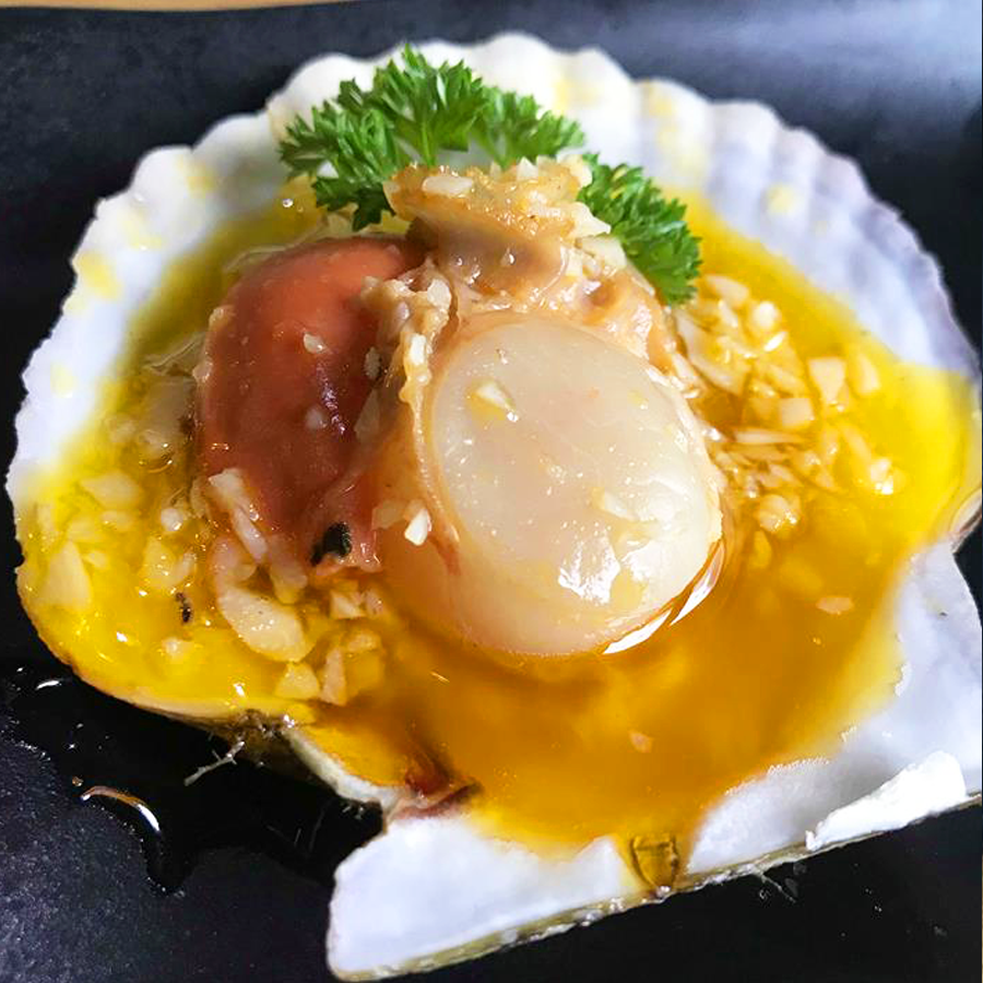 Trứng tráng sò điệp đặc biệt nhất  tại Lugang